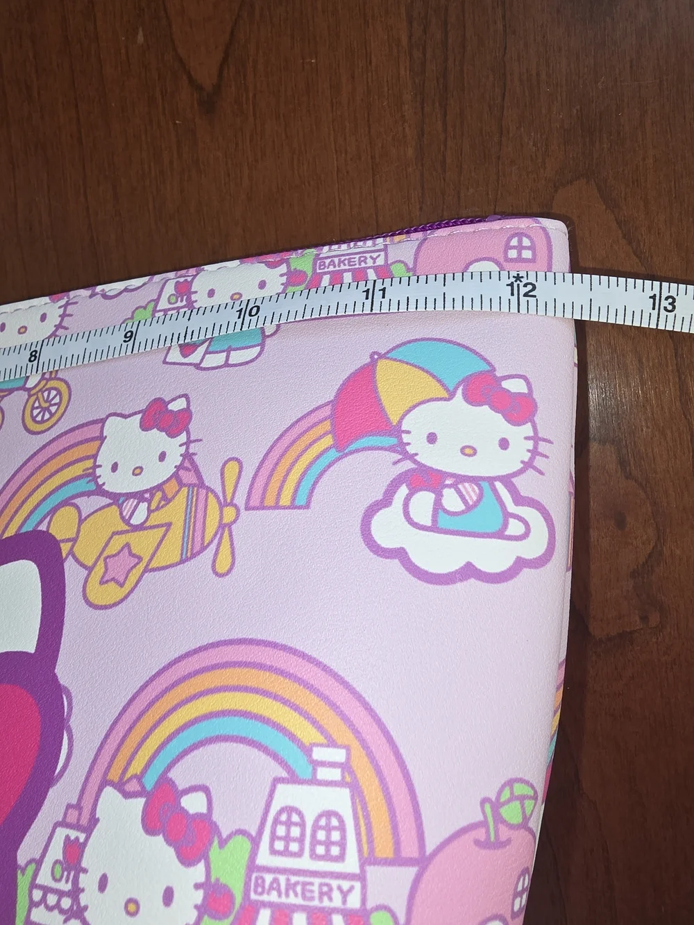 Hello Kitty Pink 💕 Rainbow Makeup Bag, Brand New with Tags